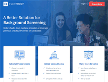 Tablet Screenshot of everproof.com